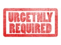 Urgently required text label stamp for job search finder.