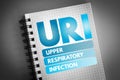 URI - Upper Respiratory Infection acronym