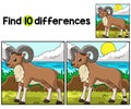 Urial Animal Find The Differences