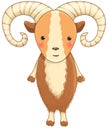 Urial cartoon character