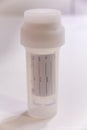 Urin sample container Royalty Free Stock Photo