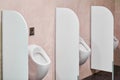 Urinal in public men toilet Royalty Free Stock Photo