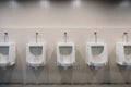 Urinals raw in male toiler