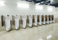 Urinals white ceramic modern luxury with clean auto system