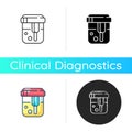 Urine analysis icon