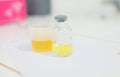 Urine analysis Royalty Free Stock Photo