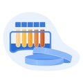 Urine color chart illustration of dehydration level