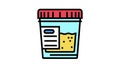 urine drug test color icon animation