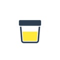 Urine test icon, vector Royalty Free Stock Photo