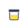 urine test, sample icon, vector Royalty Free Stock Photo