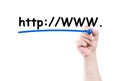 Url or web domain address