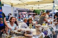 Urla, Turkey - June 15, 2019 : Traditional albanian borek festival