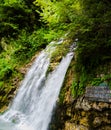 The Urlatoarea waterfall in Bucegi