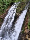 The Urlatoarea waterfall in Bucegi