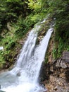 The Urlatoarea waterfall in Bucegi