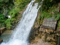 Urlatoarea waterfall in Bucegi mountains, Romania