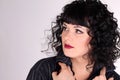 ÃÂurly brunette woman Royalty Free Stock Photo
