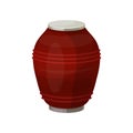 Urn for dust, cremation ceremony vase icon