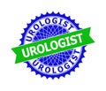 UROLOGIST Bicolor Clean Rosette Template for Stamp Seals