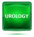 Urology Neon Light Green Square Button