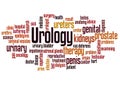 Urology word cloud concept 3 Royalty Free Stock Photo