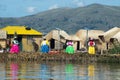 Uros People, Floating Island, Peru