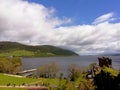 Urquhart Castle, Iverness UK, Ruins of the Urquhart Castle in Iverness United kingdom next to Loch Ness lake Royalty Free Stock Photo