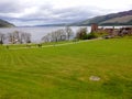 Urquhart Castle, Iverness UK, Ruins of the Urquhart Castle in Iverness United kingdom next to Loch Ness lake Royalty Free Stock Photo