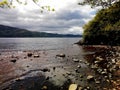 Urquhart Castle, Iverness UK, Ruins of the Urquhart Castle in Iverness United kingdom next to Loch Ness lake Royalty Free Stock Photo