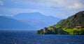 Urquhart Castle from Loch Ness Royalty Free Stock Photo