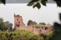 Urquhart Castle next to Loch Ness Royalty Free Stock Photo