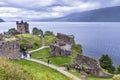 Urquhart Castle ruins and Loch Ness, United Kingdom