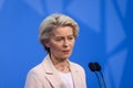 Ursula von der Leyen, President of European Commission Royalty Free Stock Photo