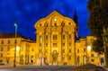 Ursuline Church of the Holy Trinity in Ljubljana, Slovenia Royalty Free Stock Photo