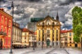 Ursuline Church of the Holy Trinity in Ljubljana Royalty Free Stock Photo