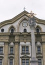 Ursuline Church of the Holy Trinity in Ljubljana, Slovenia.