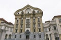 Ursuline Church of the Holy Trinity in Ljubljana, Slovenia.