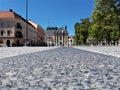 Ursuline Church of the Holy Trinity Ljubljana Royalty Free Stock Photo