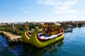 Uros Floating Islands, Puno - Peru Royalty Free Stock Photo