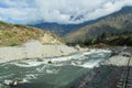 Urubamba river near Machu Picchu (Peru) Royalty Free Stock Photo