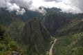 Urubamba river in Peru