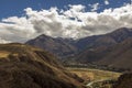 Urubamba valley peruvian Andes Cuzco Peru Royalty Free Stock Photo