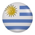 Uruguay button