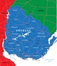 Uruguay map