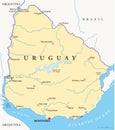 Uruguay Political Map