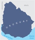 Uruguay region map