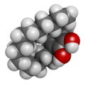 Urushiol poison ivy allergen molecule. Also present in poison oak, lacquer tree and poison sumac. Urushiol is a mixture of closely