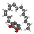 Urushiol poison ivy allergen molecule. Also present in poison oak, lacquer tree and poison sumac. Urushiol is a mixture of closely