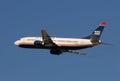 US Air Boeing passenger jet taking off