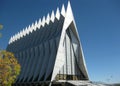 US Air Force Academy - Cadet Chapel Royalty Free Stock Photo